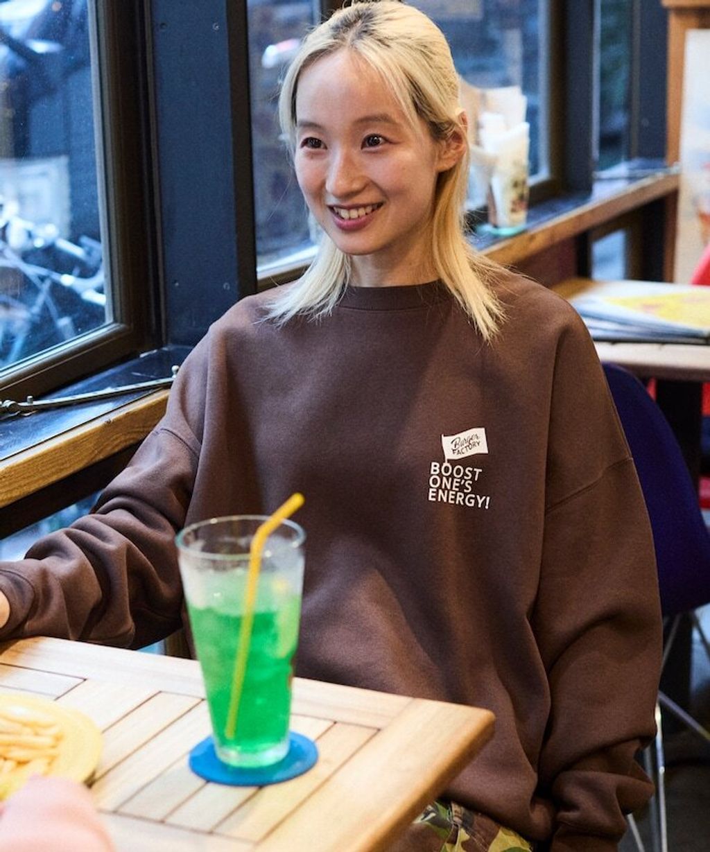 Burger Factory×FREAKS STORE 解構漢堡刷毛大學T_28