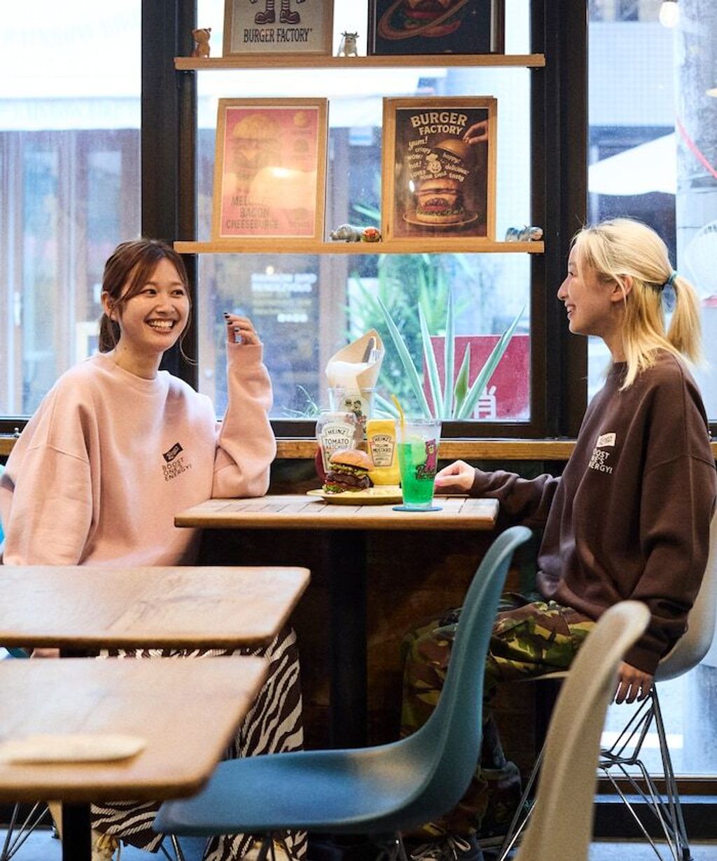 Burger Factory×FREAKS STORE 解構漢堡刷毛大學T_27