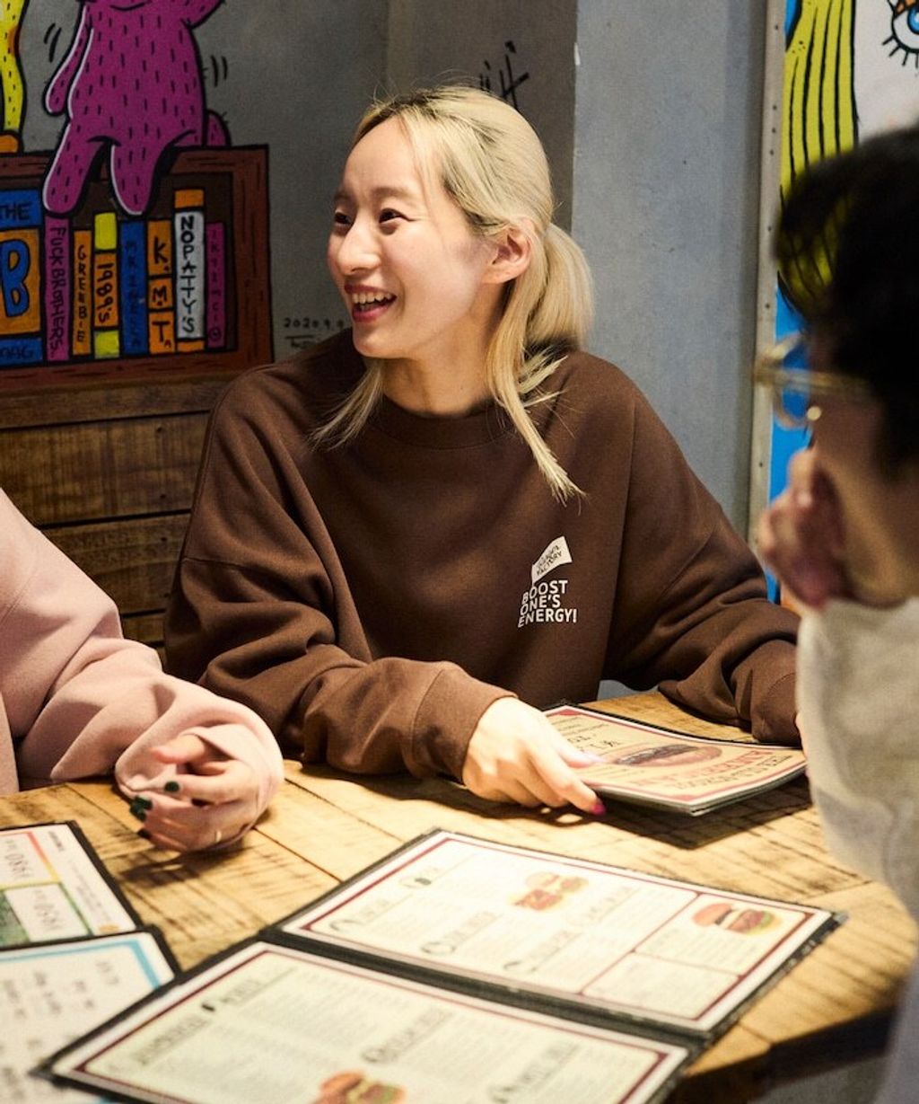 Burger Factory×FREAKS STORE 解構漢堡刷毛大學T_14