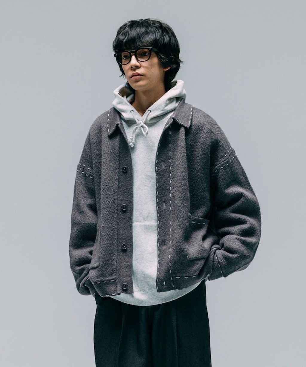 FREAKS STORE 手縫感厚實開襟衫_1