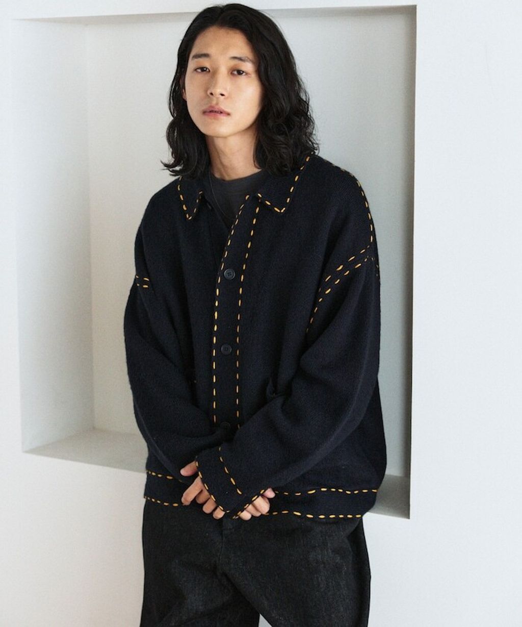 FREAKS STORE 手縫感厚實開襟衫_10