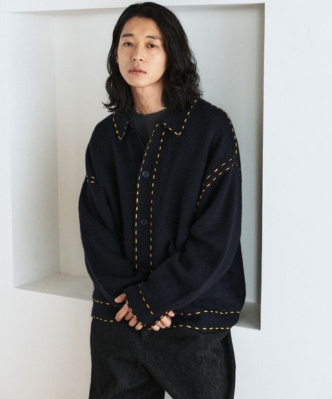 FREAKS STORE 手縫感厚實開襟衫_10