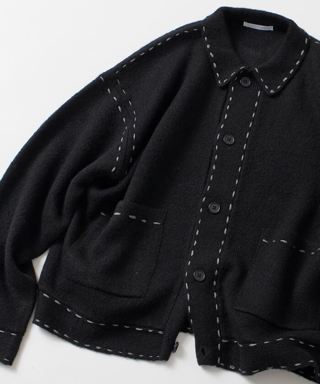 FREAKS STORE 手縫感厚實開襟衫_8