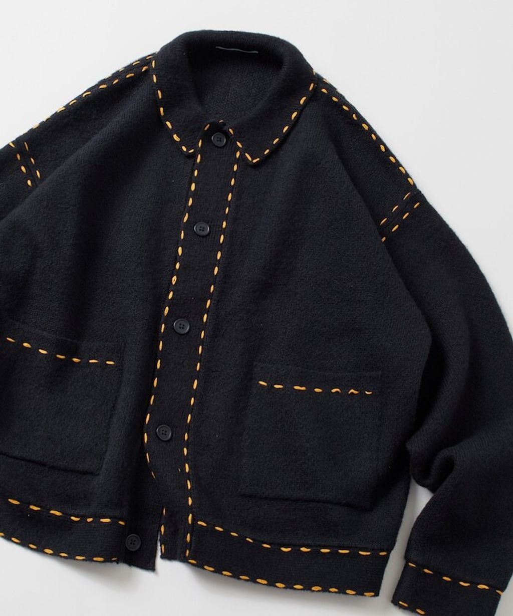 FREAKS STORE 手縫感厚實開襟衫_6