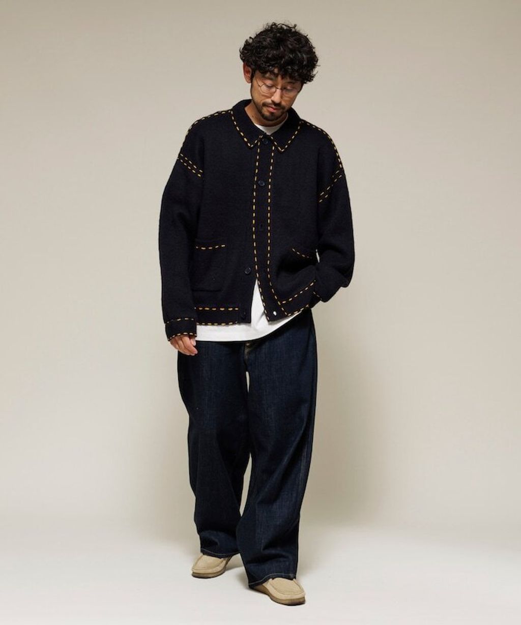 FREAKS STORE 手縫感厚實開襟衫_78