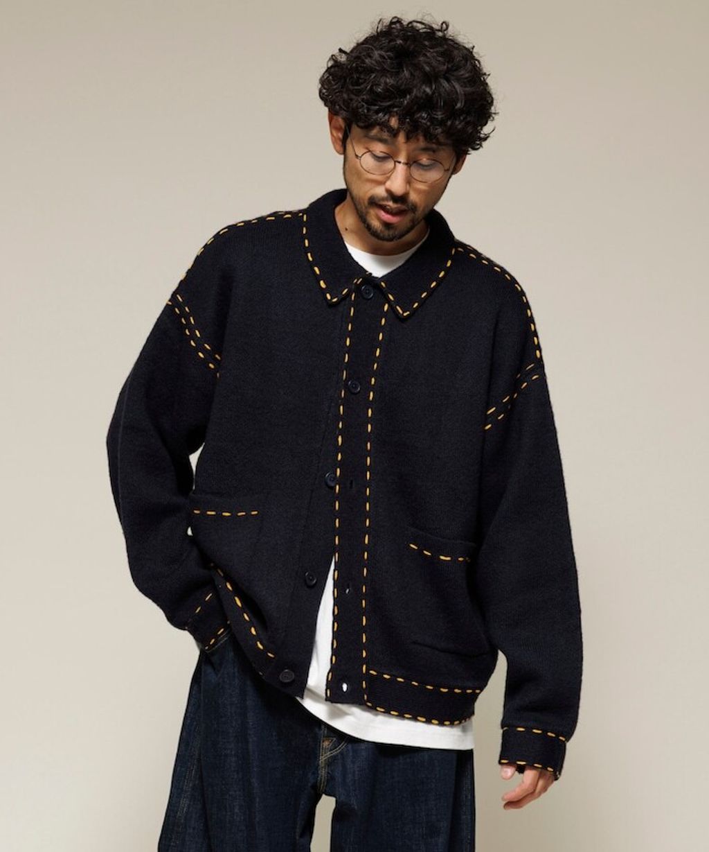 FREAKS STORE 手縫感厚實開襟衫_75