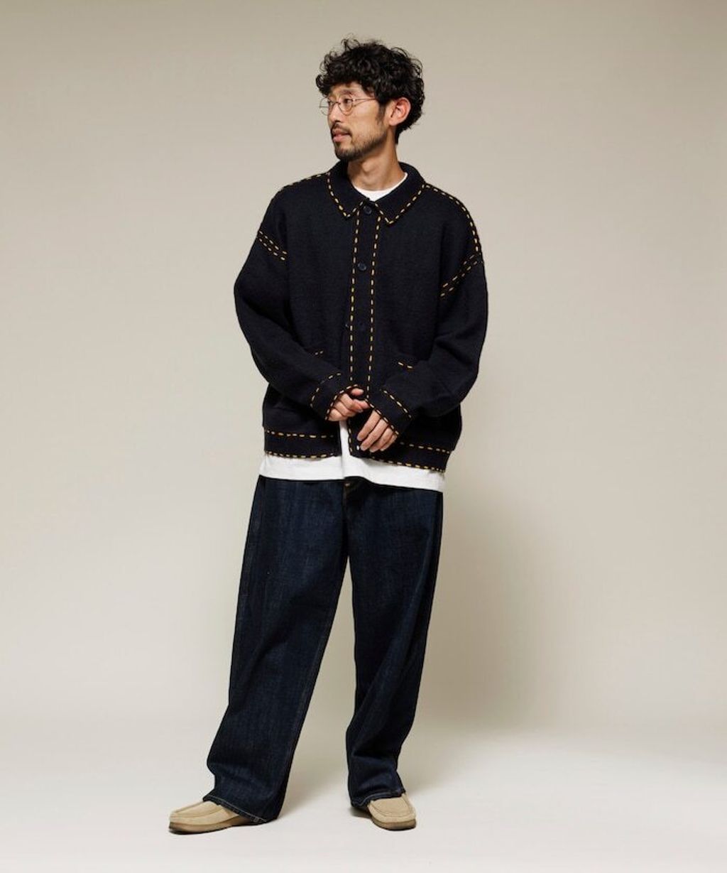 FREAKS STORE 手縫感厚實開襟衫_76