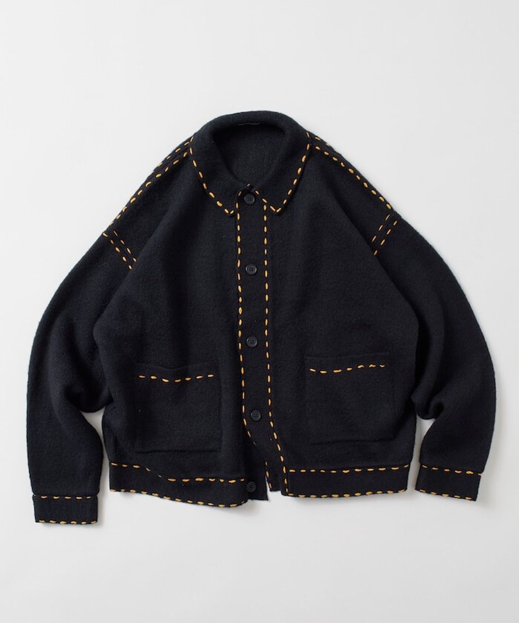 FREAKS STORE 手縫感厚實開襟衫_81