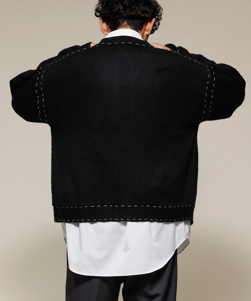 FREAKS STORE 手縫感厚實開襟衫_63