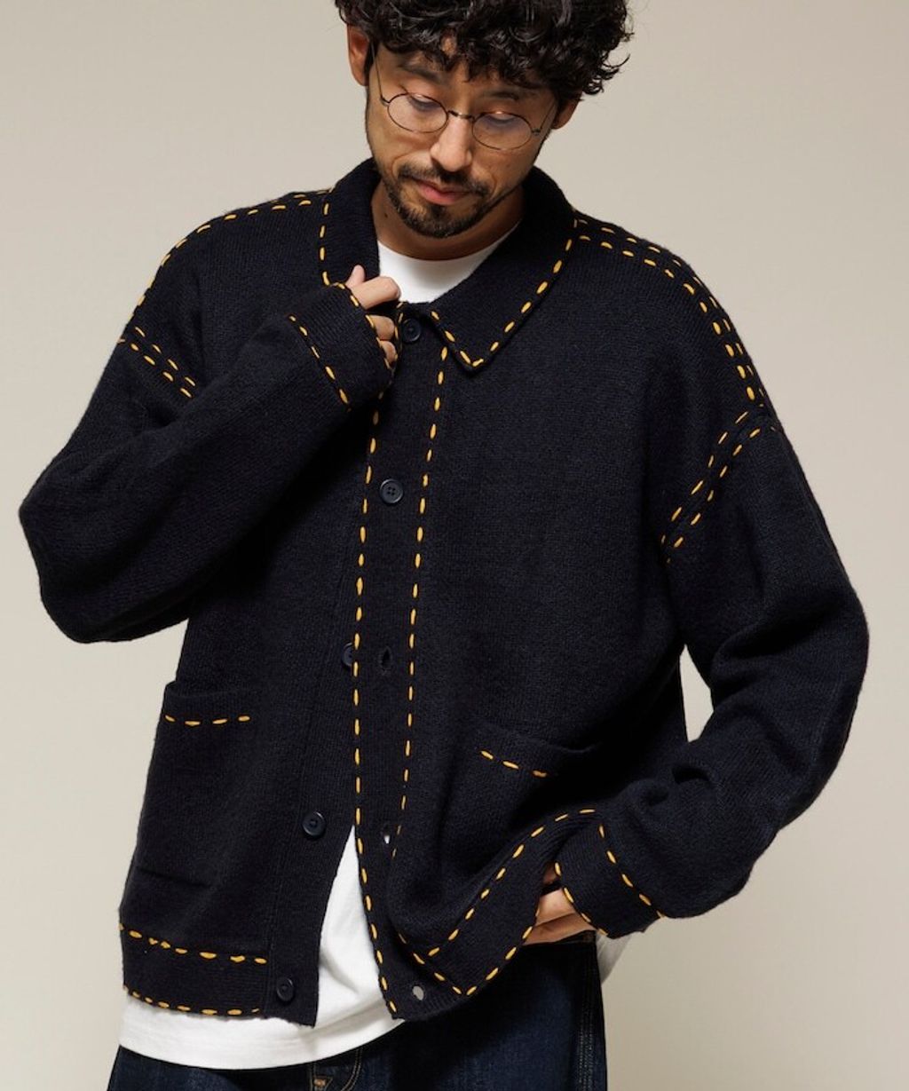 FREAKS STORE 手縫感厚實開襟衫_70