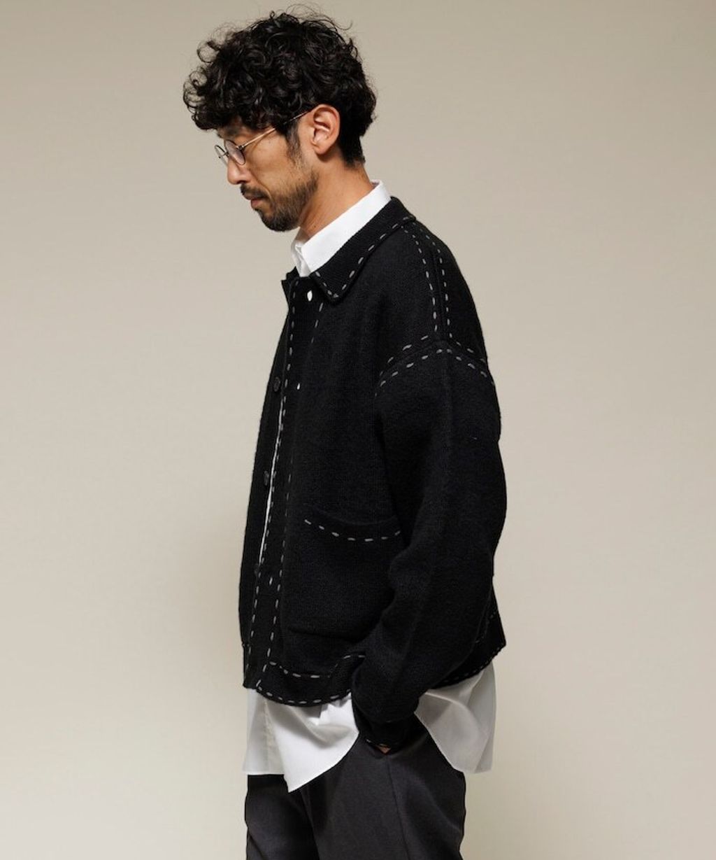 FREAKS STORE 手縫感厚實開襟衫_62