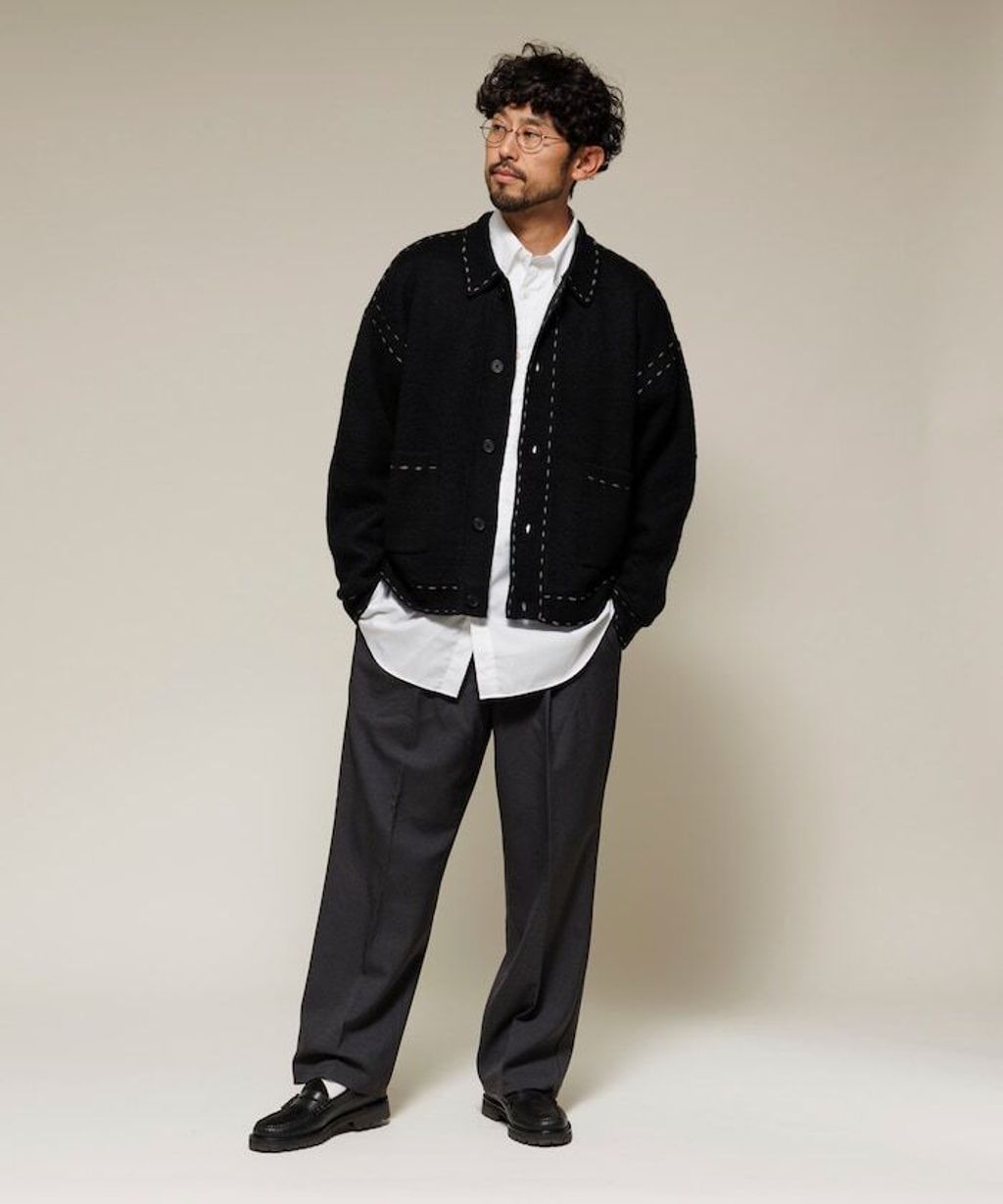 FREAKS STORE 手縫感厚實開襟衫_65