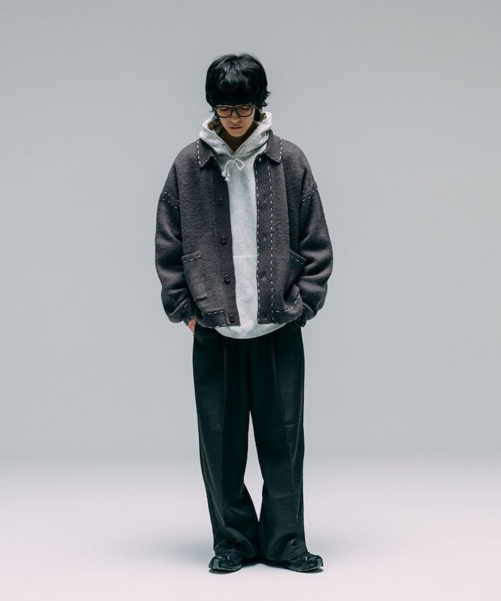 FREAKS STORE 手縫感厚實開襟衫_46