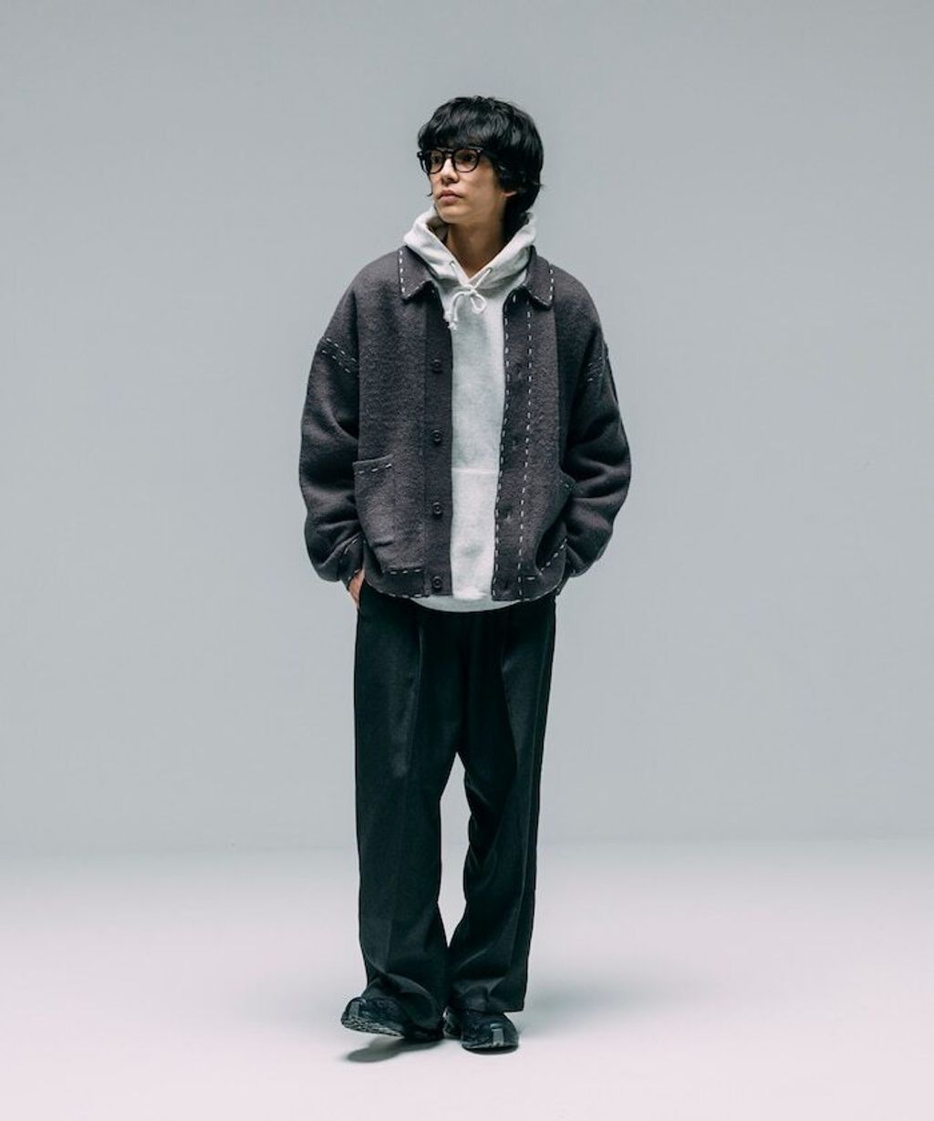 FREAKS STORE 手縫感厚實開襟衫_45