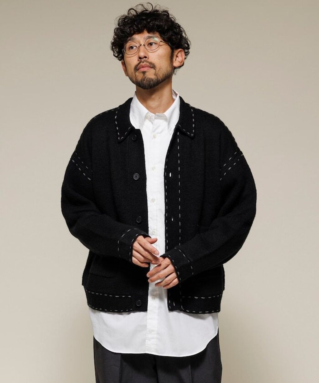 FREAKS STORE 手縫感厚實開襟衫_60