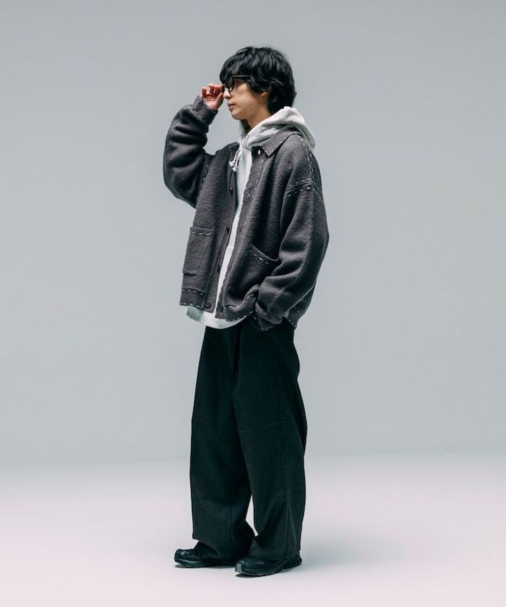 FREAKS STORE 手縫感厚實開襟衫_47