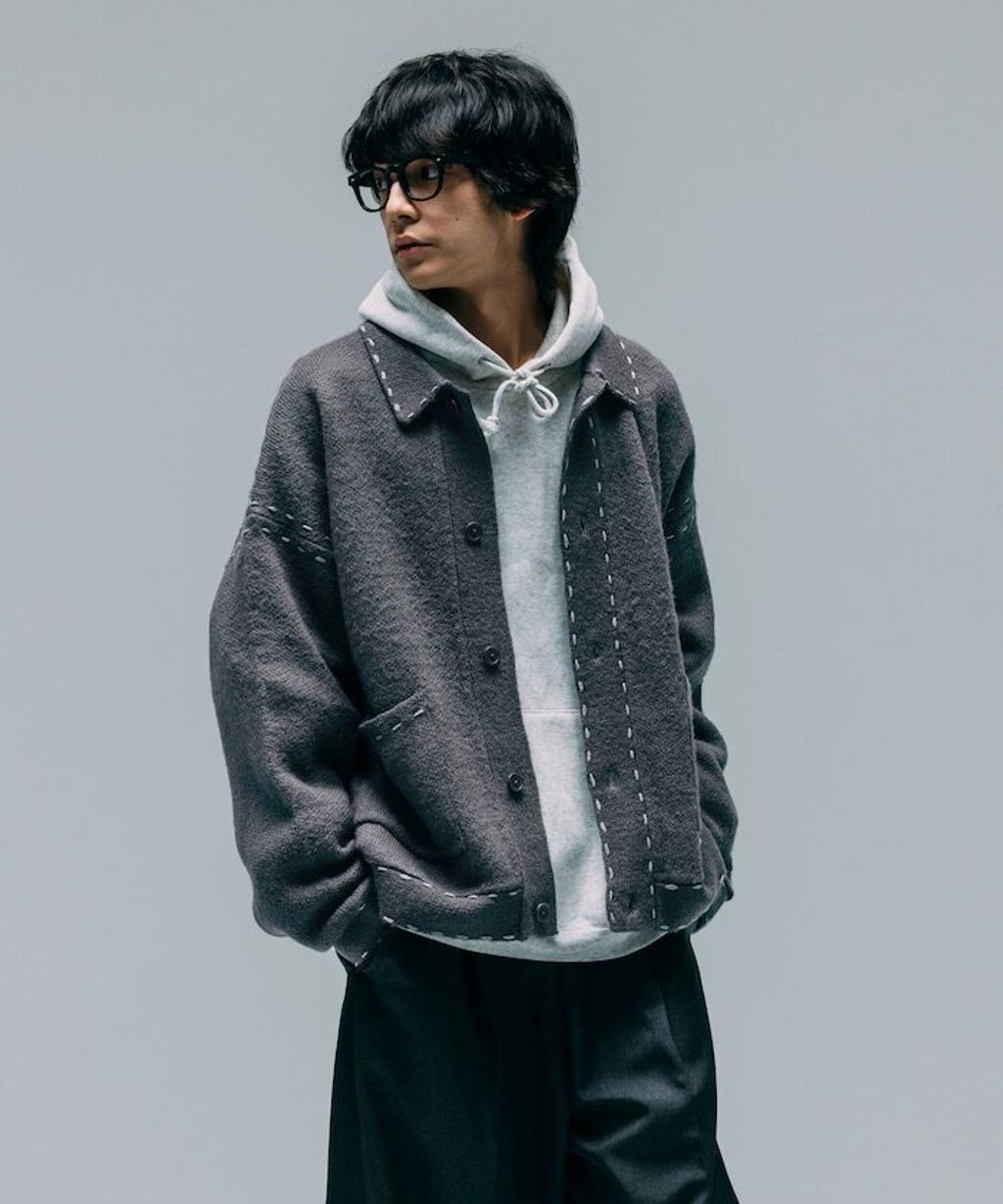 FREAKS STORE 手縫感厚實開襟衫_40