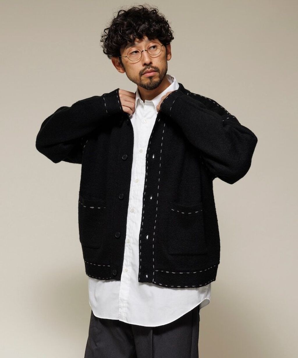 FREAKS STORE 手縫感厚實開襟衫_61