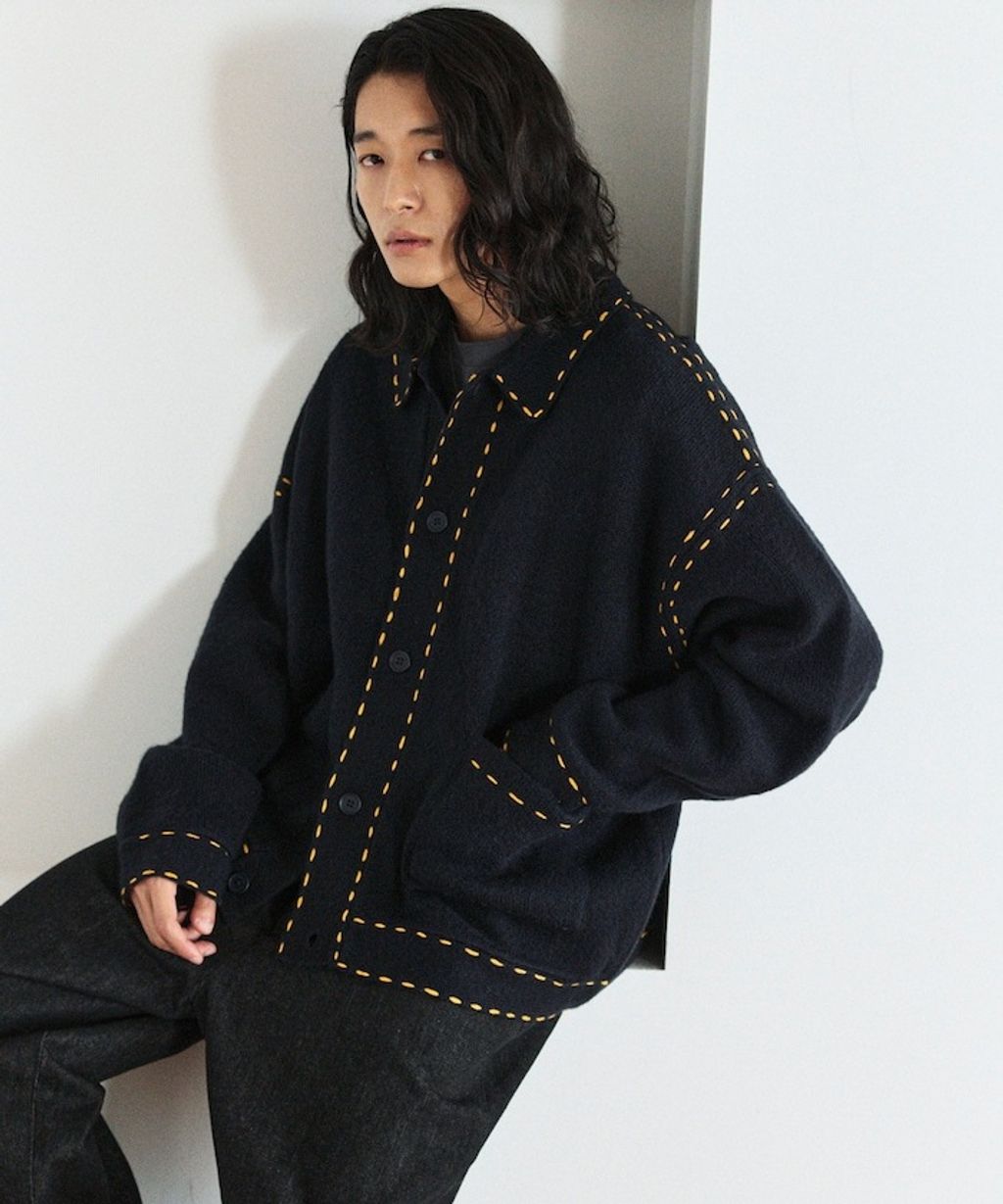 FREAKS STORE 手縫感厚實開襟衫_28