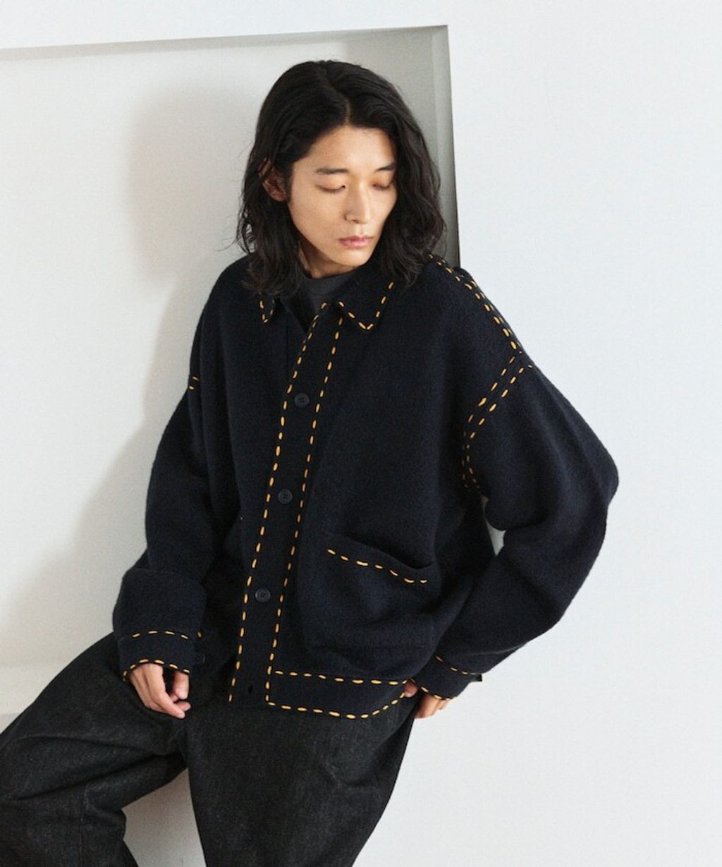 FREAKS STORE 手縫感厚實開襟衫_29