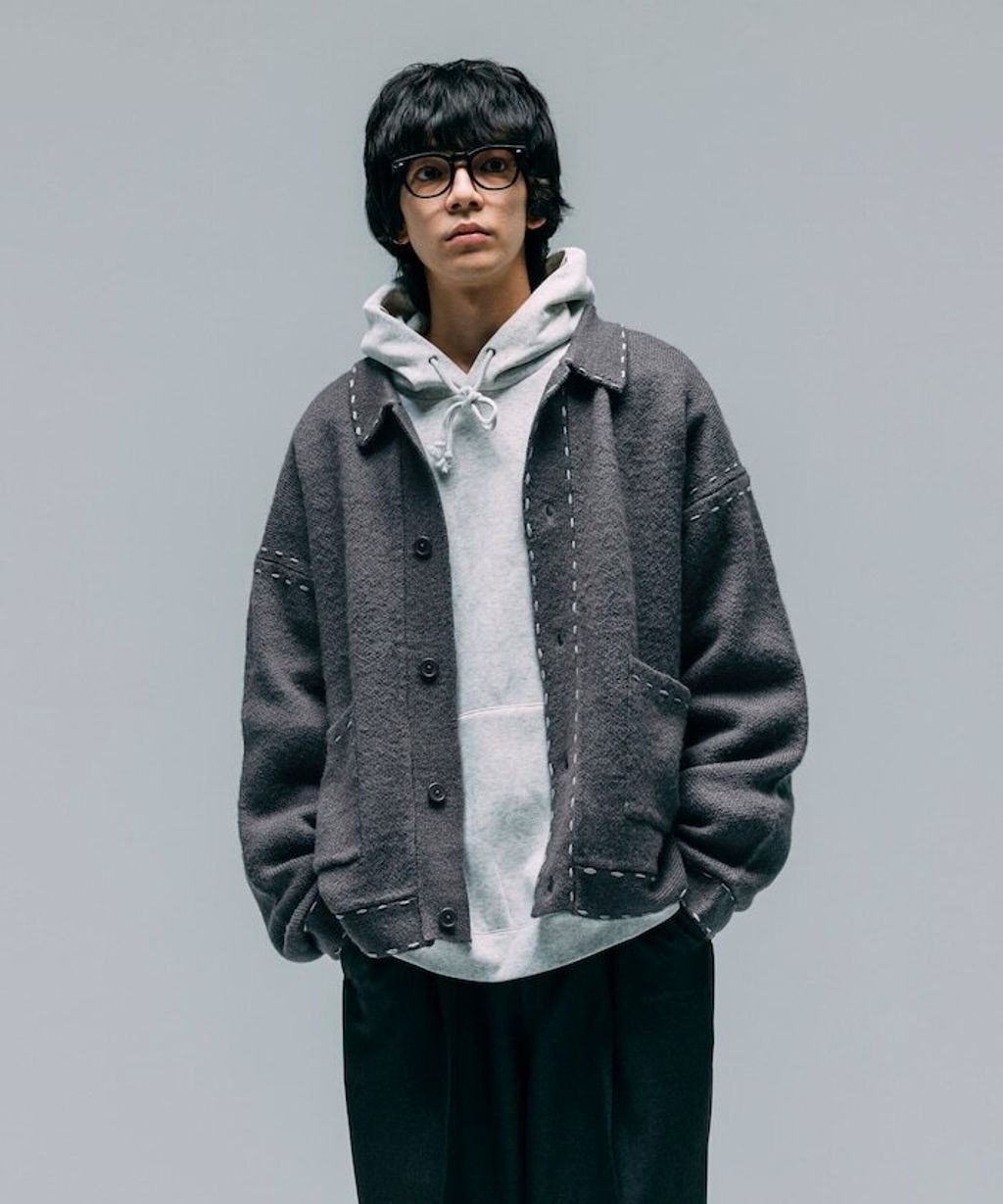 FREAKS STORE 手縫感厚實開襟衫_35