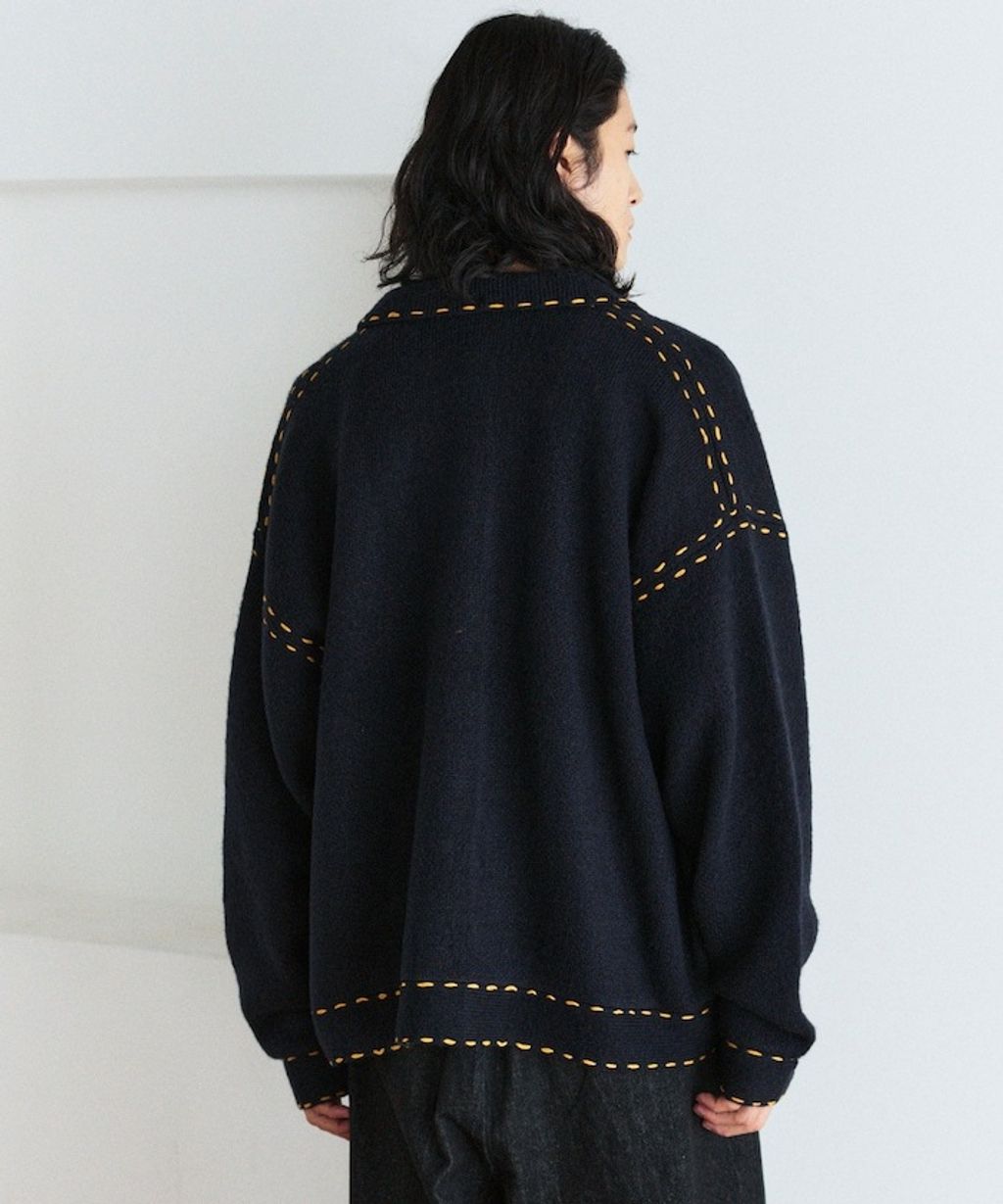 FREAKS STORE 手縫感厚實開襟衫_15