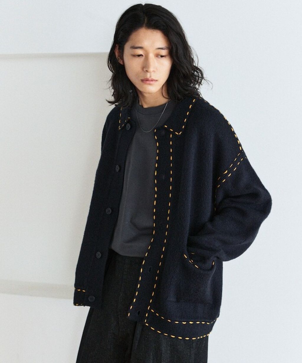 FREAKS STORE 手縫感厚實開襟衫_17