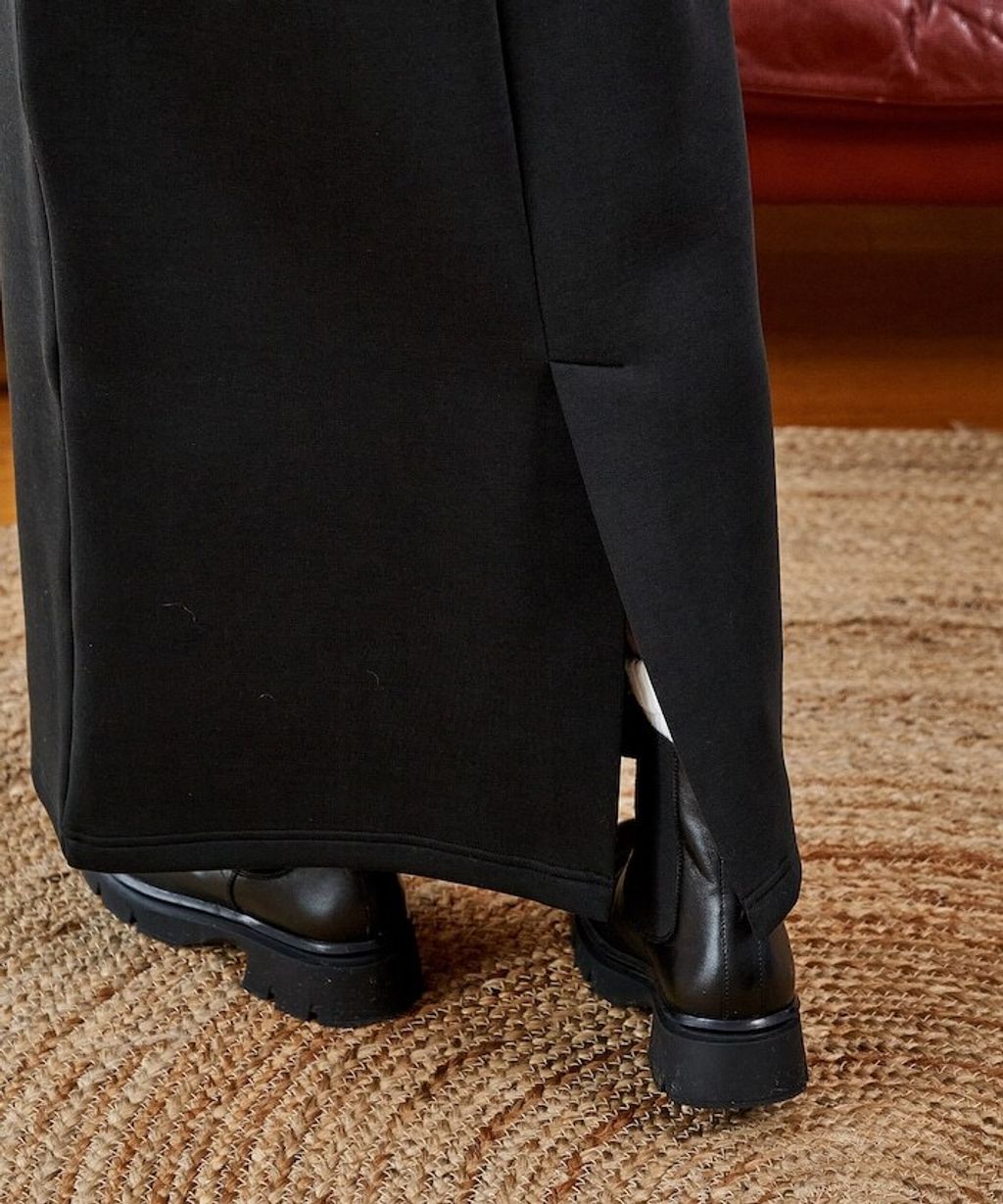 FREAKS STORE 太空棉半開襟上衣+修身長裙兩套組_103