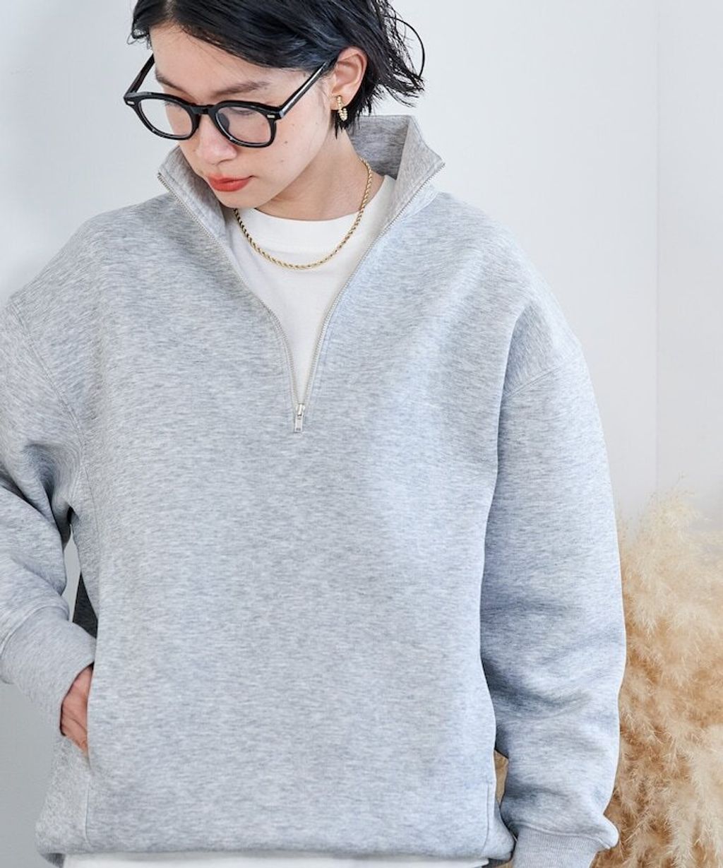 FREAKS STORE 太空棉半開襟上衣+修身長裙兩套組_53