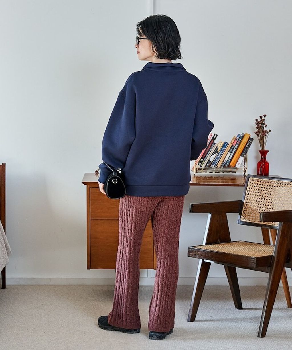 FREAKS STORE 太空棉半開襟上衣+修身長裙兩套組_29