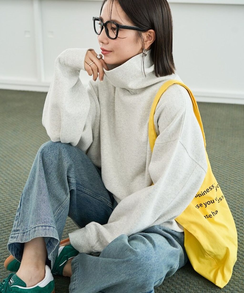 FREAKS STORE 高磅內刷毛高領立體剪裁保暖大學T_3