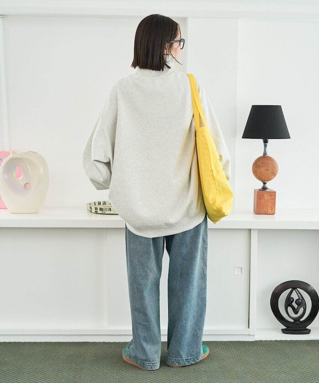 FREAKS STORE 高磅內刷毛高領立體剪裁保暖大學T_45