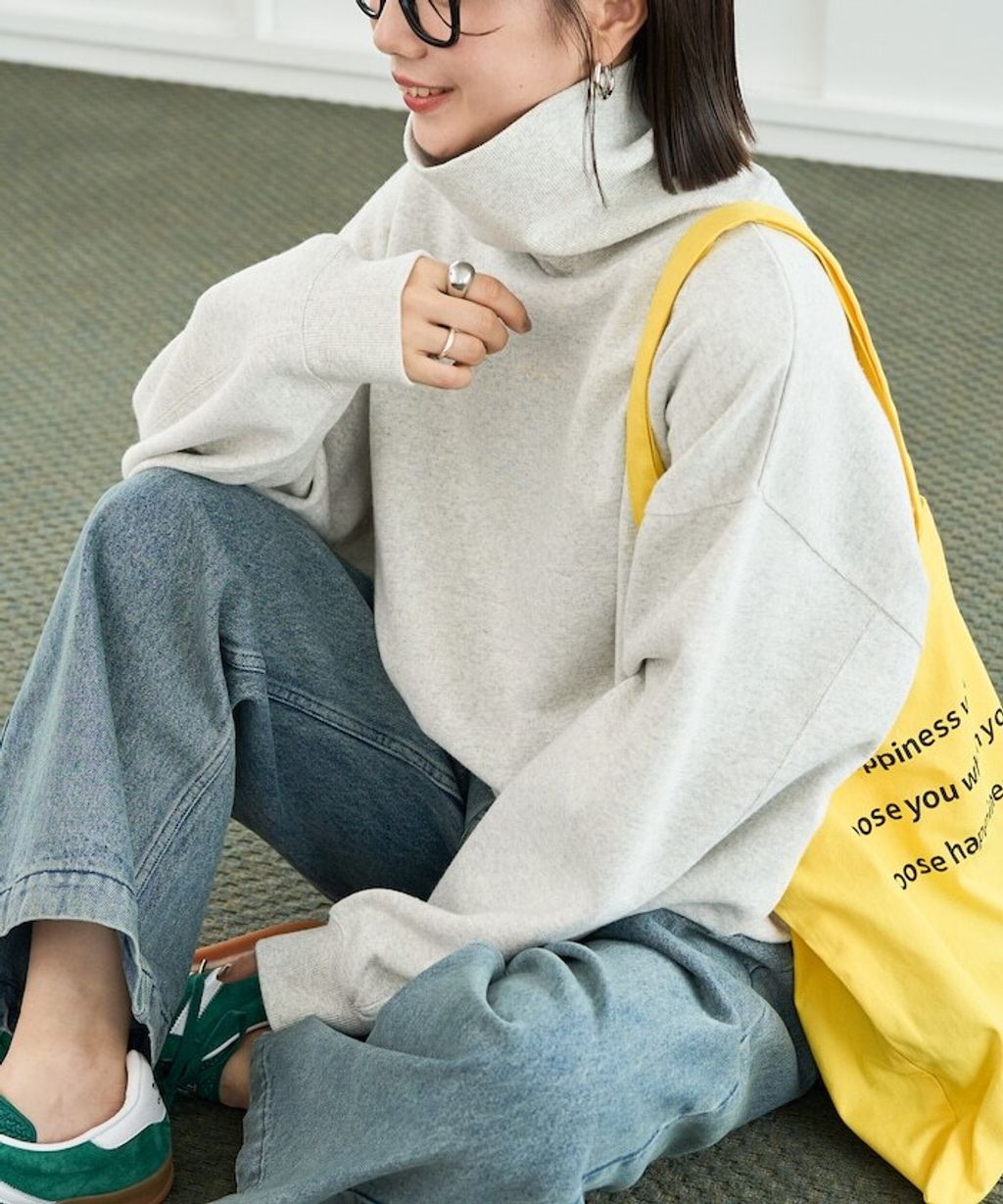 FREAKS STORE 高磅內刷毛高領立體剪裁保暖大學T_39