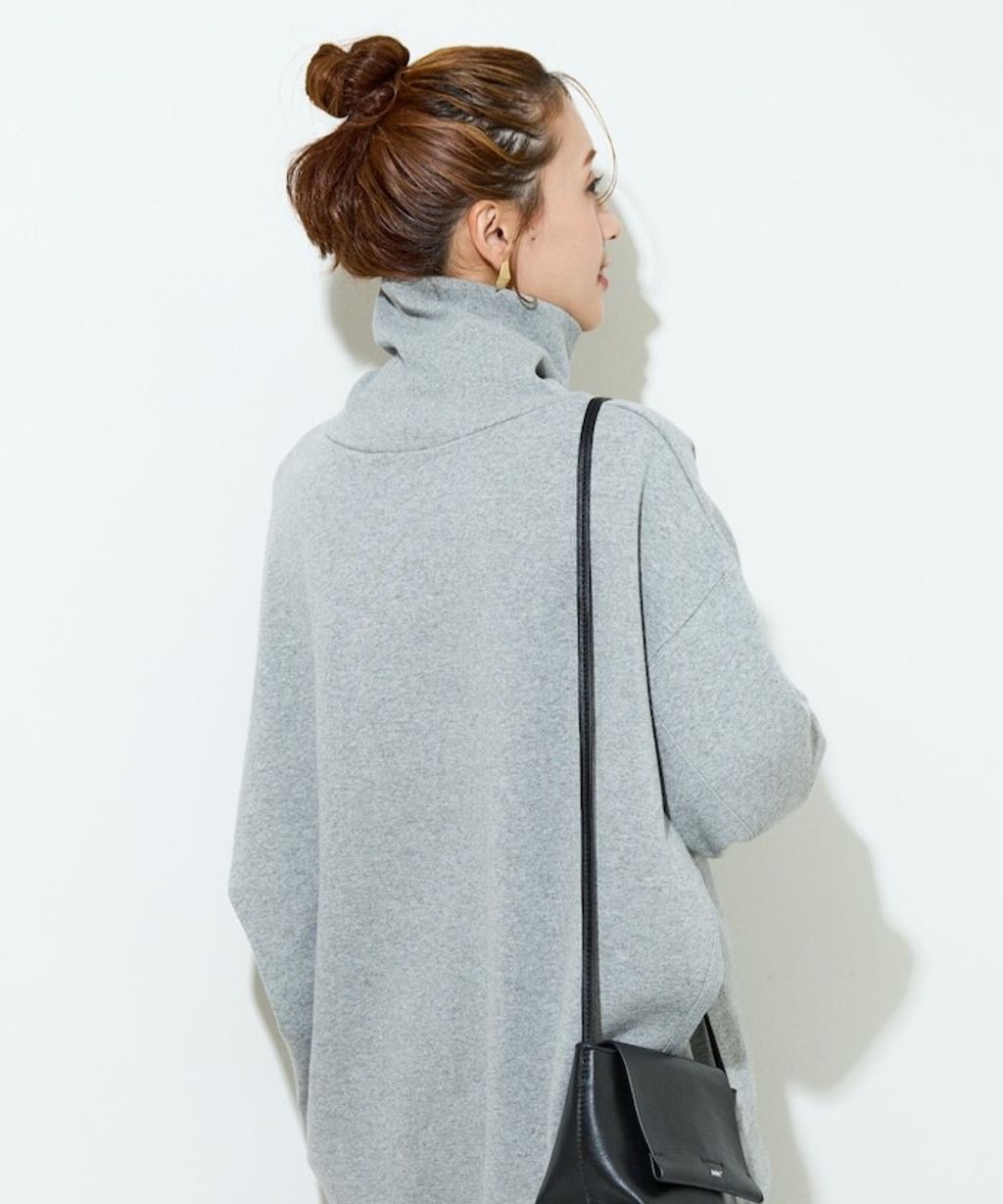 FREAKS STORE 高磅內刷毛高領立體剪裁保暖大學T_24