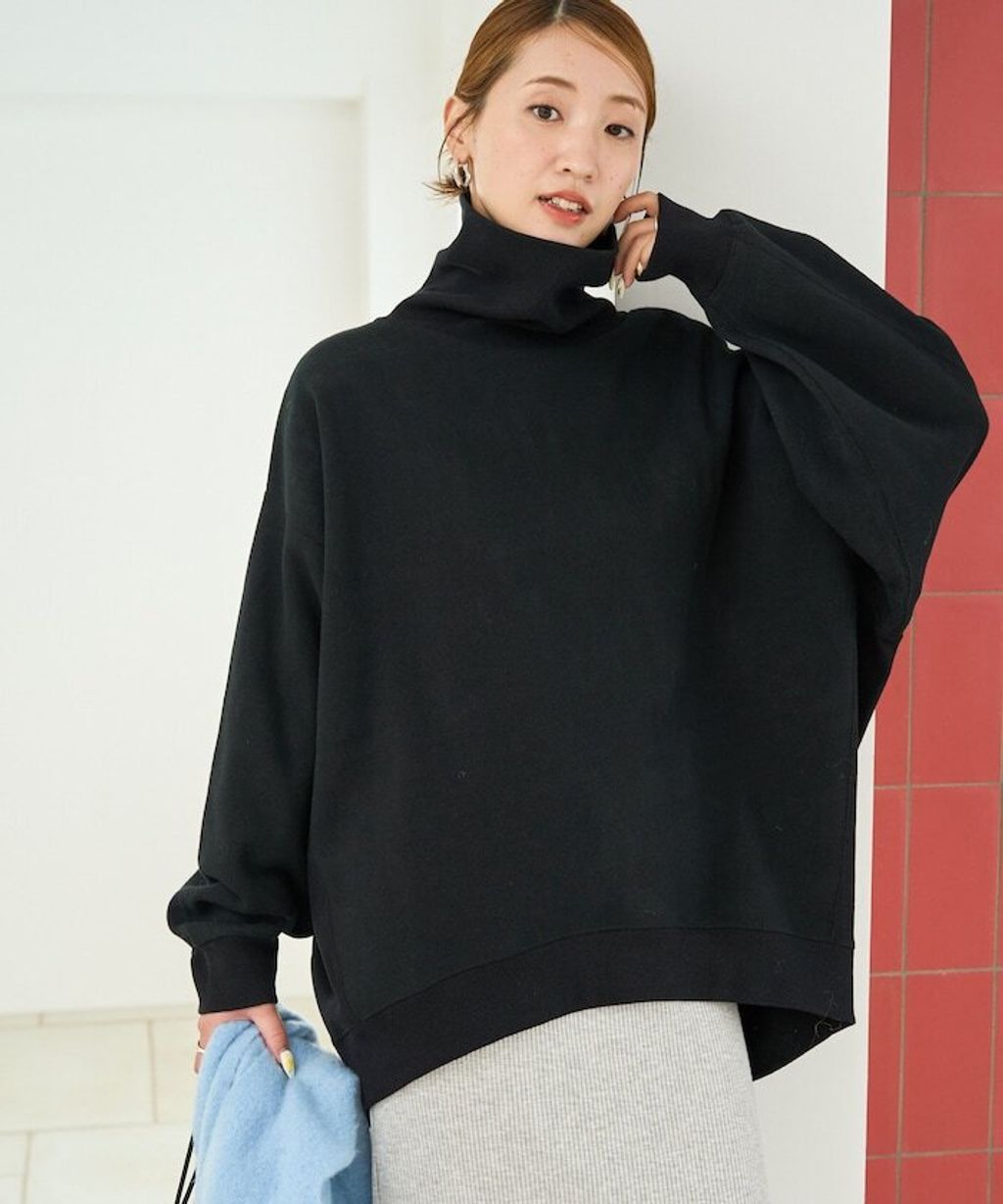 FREAKS STORE 高磅內刷毛高領立體剪裁保暖大學T_15