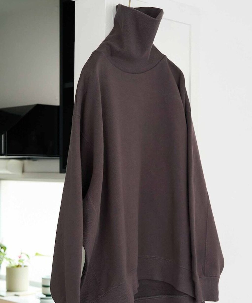 FREAKS STORE 高磅內刷毛高領立體剪裁保暖大學T_30