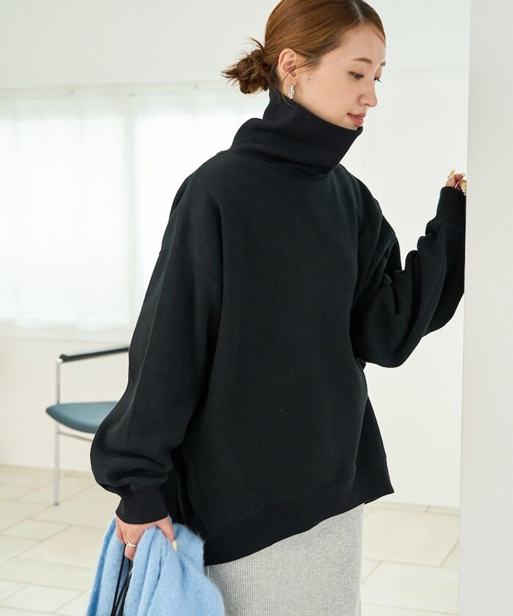 FREAKS STORE 高磅內刷毛高領立體剪裁保暖大學T_16