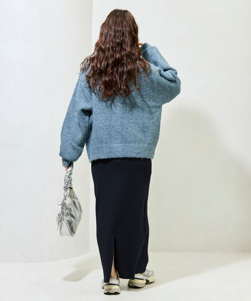 FREAKS STORE 法式復古暖感毛圈布POLO領針織開襟衫_42