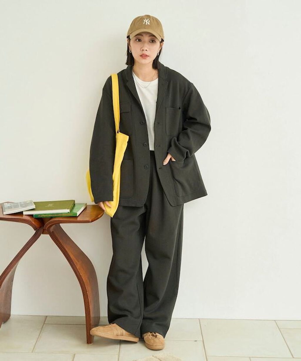 FREAKS STORE 高品質雙面布料休閒西裝外套＋抽繩長褲兩件套_1