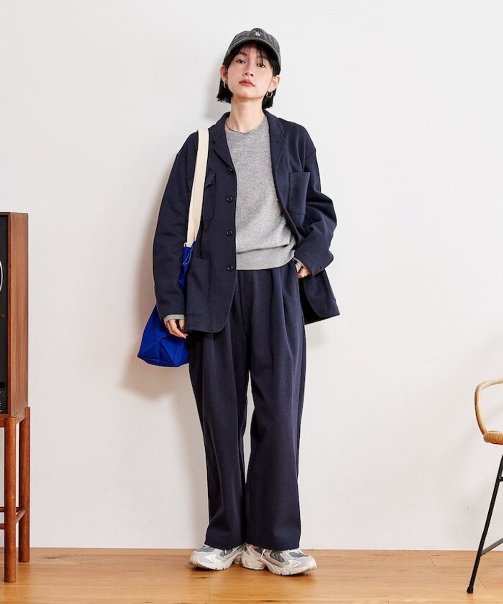 FREAKS STORE 高品質雙面布料休閒西裝外套＋抽繩長褲兩件套_88