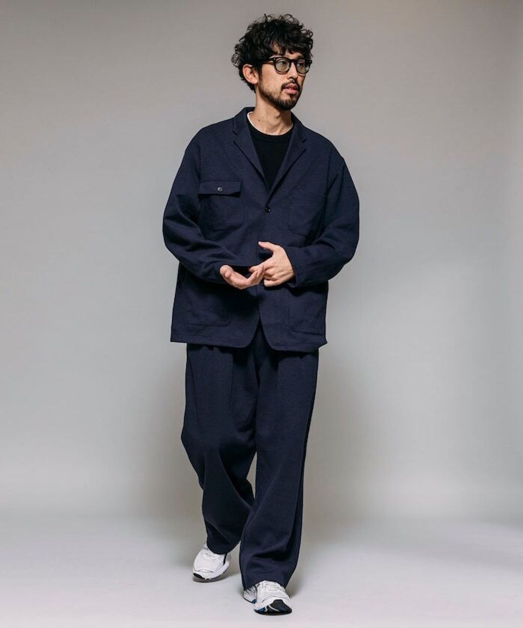 FREAKS STORE 高品質雙面布料休閒西裝外套＋抽繩長褲兩件套_84