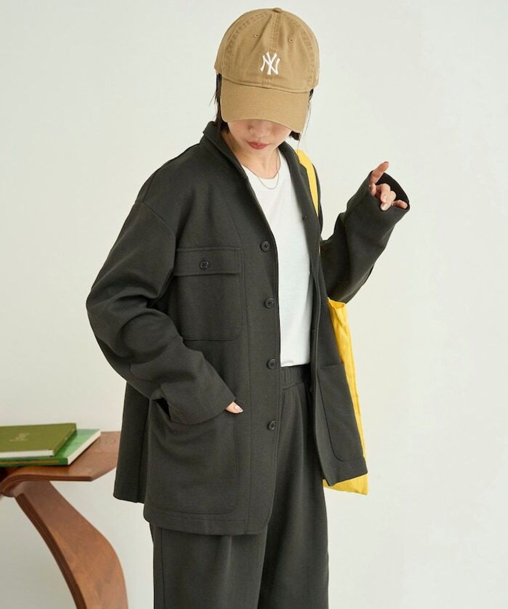 FREAKS STORE 高品質雙面布料休閒西裝外套＋抽繩長褲兩件套_77