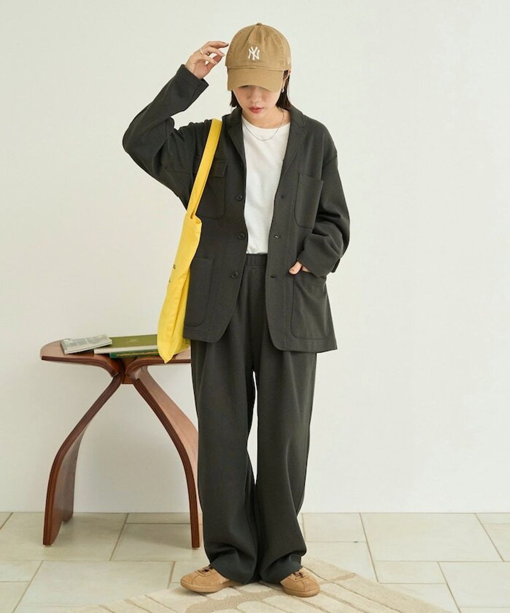 FREAKS STORE 高品質雙面布料休閒西裝外套＋抽繩長褲兩件套_71