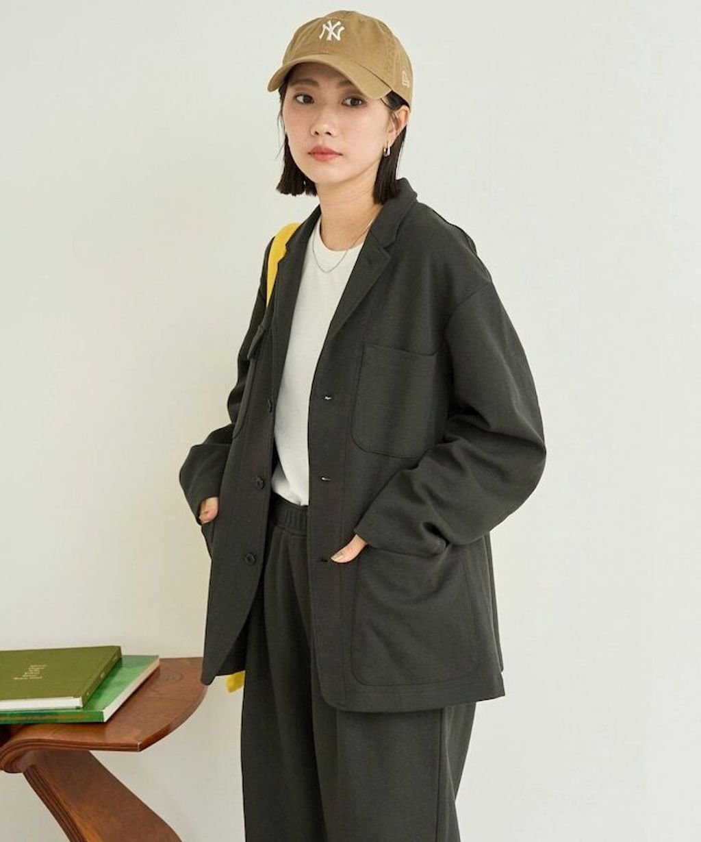 FREAKS STORE 高品質雙面布料休閒西裝外套＋抽繩長褲兩件套_75