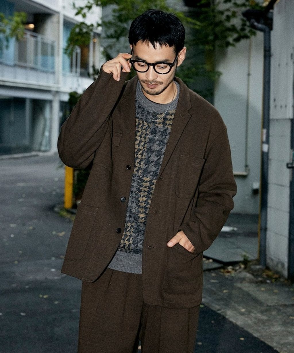 FREAKS STORE 高品質雙面布料休閒西裝外套＋抽繩長褲兩件套_42