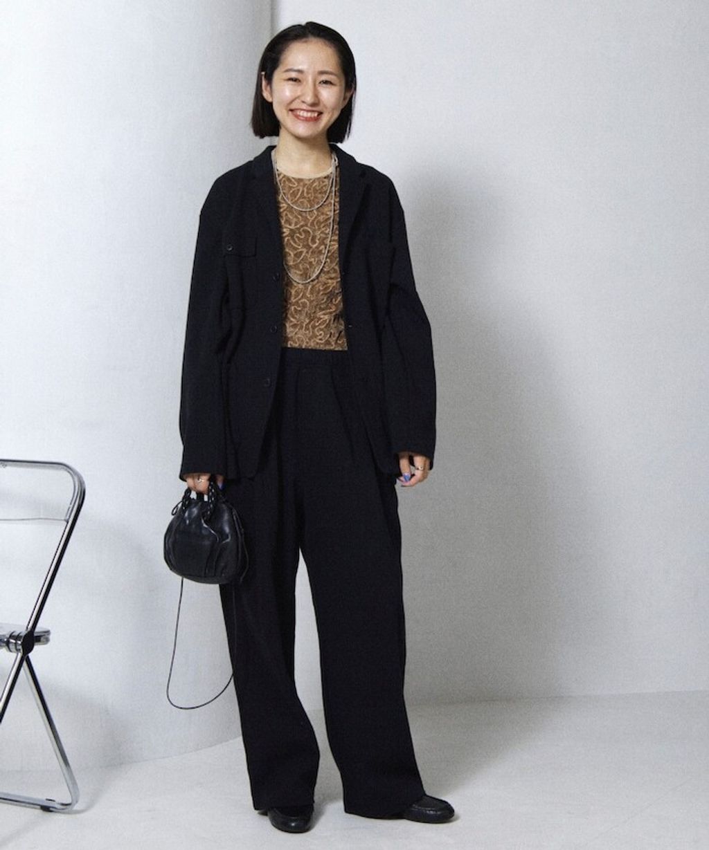 FREAKS STORE 高品質雙面布料休閒西裝外套＋抽繩長褲兩件套(女款)_2