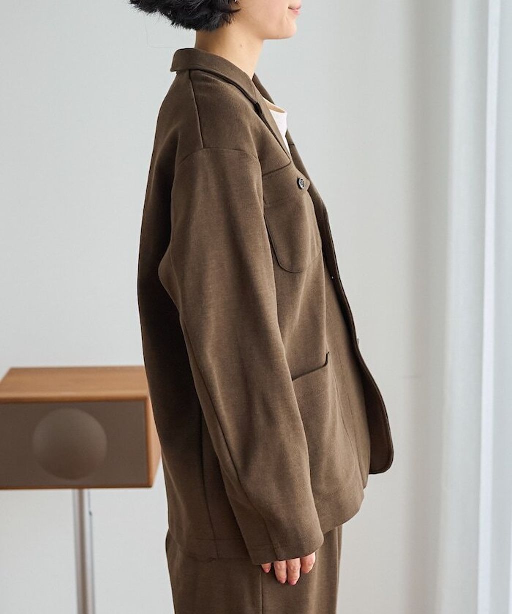 FREAKS STORE 高品質雙面布料休閒西裝外套＋抽繩長褲兩件套(女款)_31