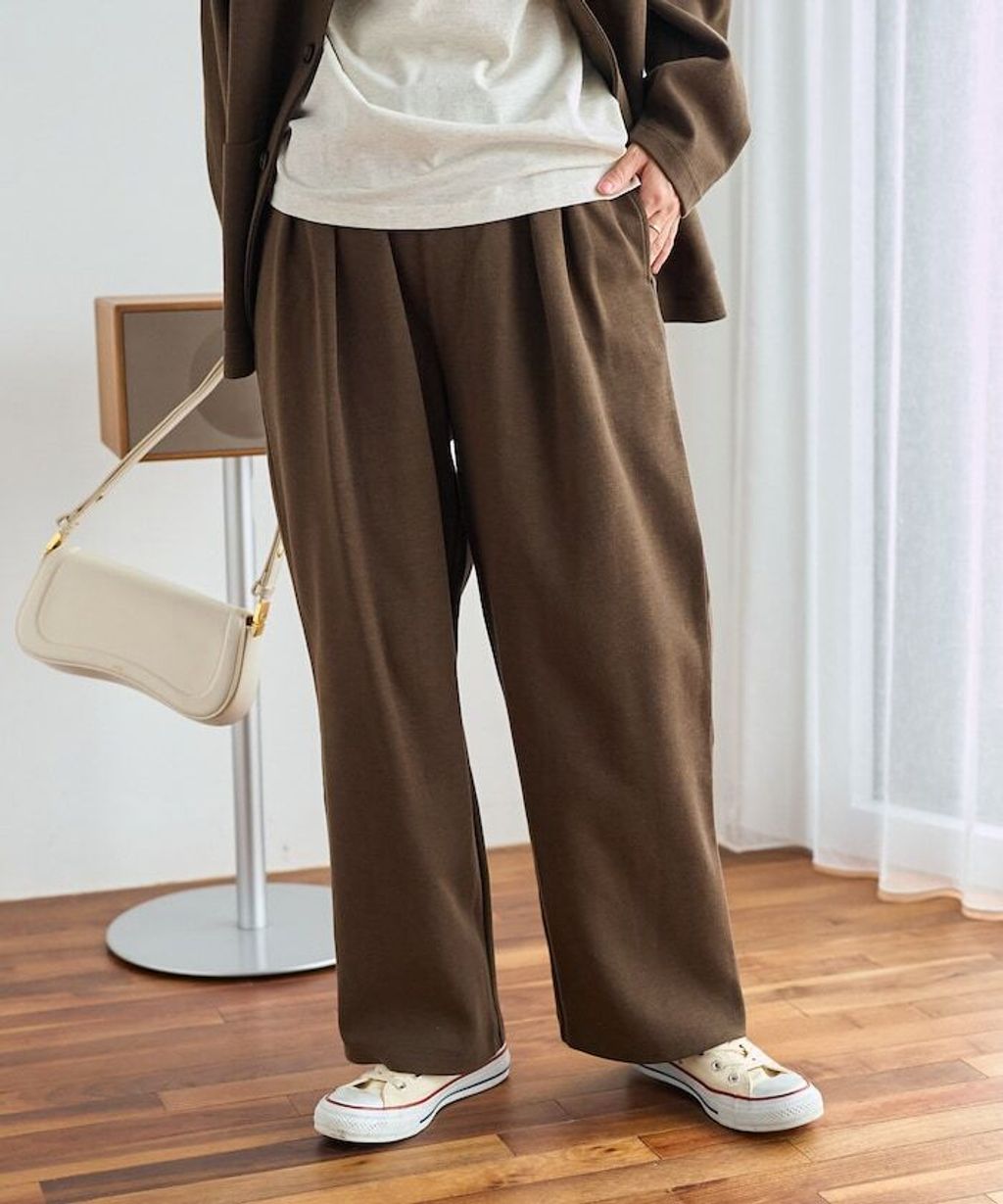 FREAKS STORE 高品質雙面布料休閒西裝外套＋抽繩長褲兩件套(女款)_29