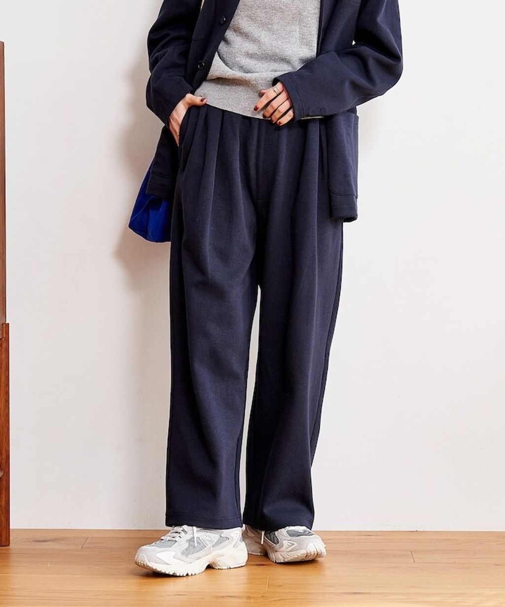 FREAKS STORE 高品質雙面布料休閒西裝外套＋抽繩長褲兩件套(女款)_14