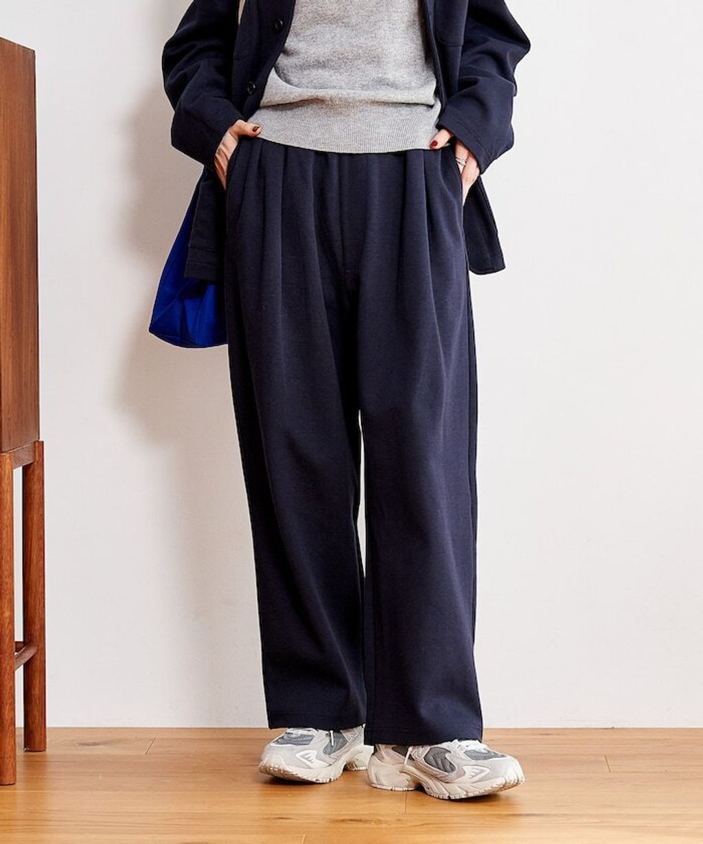 FREAKS STORE 高品質雙面布料休閒西裝外套＋抽繩長褲兩件套(女款)_13